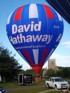 G-CHFM hot air balloon, added to the archive 27 August 2026. Photograph by Matt Cleaves