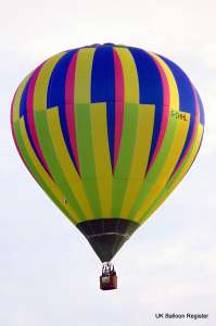 G-CHHL hot air balloon, a Cameron C-80. Photograph by Kevin Boon