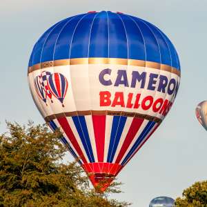 G-CHIO hot air balloon, a Cameron Z-120