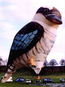G-CHKL hot air balloon, a Cameron KOOKABURRA-120. Photograph by Mel Kirby