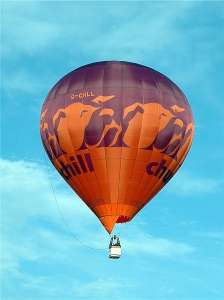 G-CHLL hot air balloon, a Lindstrand Balloons LBL 90A. Photograph by Balloon Spotters Archive