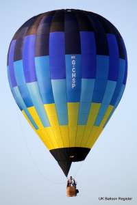 G-CHSP hot air balloon, an Ultramagic M-65C, added to the archive 7 September 2026. Photograph by Balloon Spotters Archive