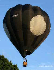 G-CHUK hot air balloon, added to the archive 27 August 2026. Photograph by Dave Salisbury