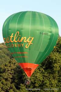 G-CHVC hot air balloon, a Cameron C-60. Photograph by Balloon Spotters Archive