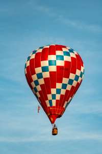 G-CHXN hot air balloon, a Balony Kubicek SPOL. S R.O. BB20GP, seen at Arrow, Warwickshire, United Kingdom on 30 May 2026. Photograph by Dave
