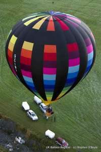 G-CIBI hot air balloon, a Lindstrand HOT AIR Balloons LBL 90A, added to the archive 7 September 2026. Photograph by Stephen O'Boyle