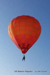 G-CIBX hot air balloon, a Cameron Z-31. Photograph by Ian Grove
