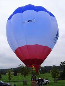 G-CICO hot air balloon, an Ultramagic H-42. Photograph by Trevor Read