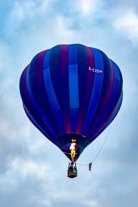 G-CIDH hot air balloon, a Cameron C-80. Photograph by Dave