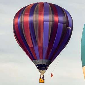 G-CIDH hot air balloon, a Cameron C-80, seen at Arrow, Warwickshire, United Kingdom on 30 May 2026. Photograph by Dave
