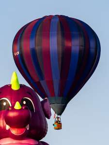 G-CIDH hot air balloon, a Cameron C-80, seen at Arrow, Warwickshire, United Kingdom on 29 May 2026. Photograph by Dave
