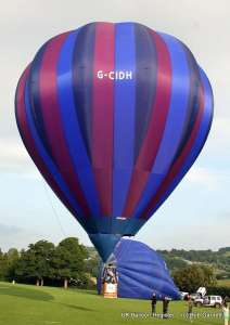 G-CIDH hot air balloon, added to the archive 27 August 2026. Photograph by Bob Garnett