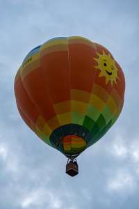 G-CIDU hot air balloon, a Balony Kubicek SPOL. S R.O. BB22E, seen at Telford, Telford and Wrekin, United Kingdom on 30 August 2026. Photograph by Dave