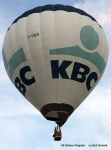 G-CIER hot air balloon, a Cameron Z-160. Photograph by Bob Garnett