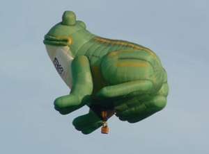 G-CIFP hot air balloon, a Cameron FROG-90. Photograph by Balloons 4 Sale