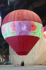 G-CIFX hot air balloon, an Ultramagic M-105. Photograph by Dynamo LED Displays