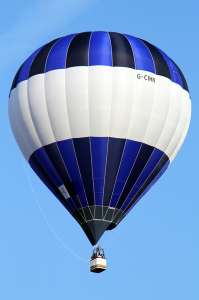 G-CIHN hot air balloon, a Cameron Z-120. Photograph by Balloon Spotters Archive