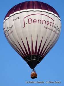 G-CIJB hot air balloon, a Cameron Z-90, added to the archive 7 September 2026. Photograph by Balloon Spotters Archive