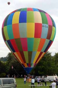 G-CIJL hot air balloon, a Cameron Z-105. Photograph by Dan Whitelock