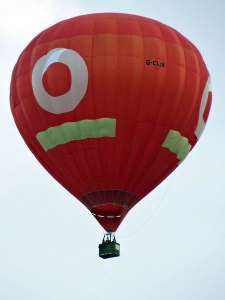 G-CIJM hot air balloon, a Cameron N-133. Photograph by K Boon