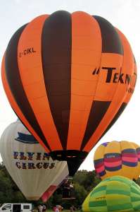 G-CIKL hot air balloon, an Ultramagic S-70. Photograph by Balloon Spotters Archive