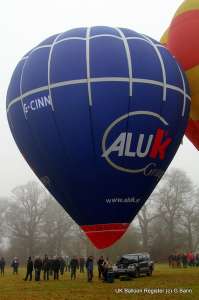 G-CINN hot air balloon, a Cameron Z-31. Photograph by Balloon Spotters Archive