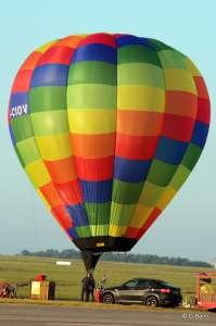G-CIOV hot air balloon, an Ultramagic H-31. Photograph by G Bann