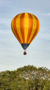 G-CIRC hot air balloon, a Such BM60-20, seen at Arrow, Warwickshire, United Kingdom on 30 May 2026. Photograph by Dave