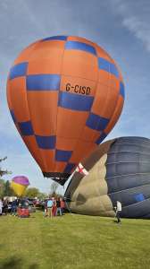 G-CISD hot air balloon, a Wilkinson TJ Sackville AH-31. Photograph by Dave