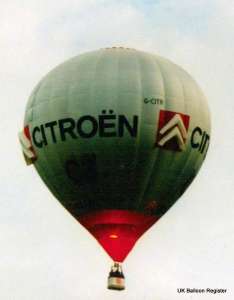 G-CITR hot air balloon, a Cameron Z-105. Photograph by Graham Duke