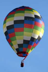 G-CIUA hot air balloon, an Ultramagic B-70. Photograph by G Bann