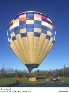 G-CIWJ hot air balloon, a Lindstrand Technologies LTL Series 1-180. Photograph by Lindstrand Tech