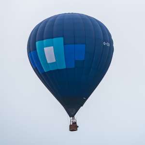 G-CIXR hot air balloon, a Cameron Z-77, seen at Arrow, Warwickshire, United Kingdom on 31 May 2025. Photograph by Dave
