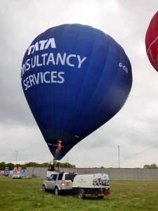 G-CIXR hot air balloon, added to the archive 27 August 2026. Photograph by S Roake