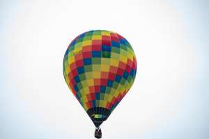 G-CJCE hot air balloon, an Ultramagic M-77C