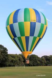 G-CJCS hot air balloon, a Balony Kubicek SPOL. S R.O. BB60Z. Photograph by Bob Garnett
