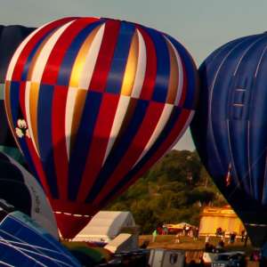 G-CJDN hot air balloon, a Cameron C-90
