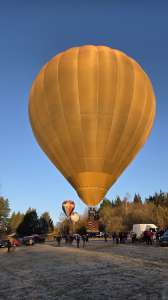 G-CJEI hot air balloon, an Ultramagic M-77. Photograph by Dave