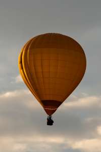 G-CJEI hot air balloon, an Ultramagic M-77, seen at Northampton, West Northamptonshire, United Kingdom on 16 August 2026. Photograph by Dave