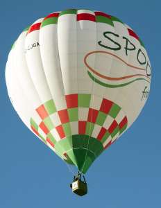 G-CJGA hot air balloon, a Cameron Z-90. Photograph by Ian Grove