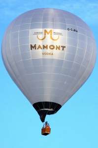 G-CJKH hot air balloon, an Ultramagic M-120. Photograph by Keith Sowter