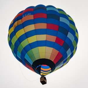 G-CJKI hot air balloon, an Ultramagic S-90, seen at Corsley Heath, Wiltshire, United Kingdom on 14 September 2025. Photograph by Dave