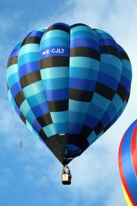 G-CJLT hot air balloon, a Cameron O-84, added to the archive 7 September 2026. Photograph by G Bann
