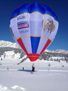 G-CJOI hot air balloon, a Cameron O-31. Photograph by Steve Roake