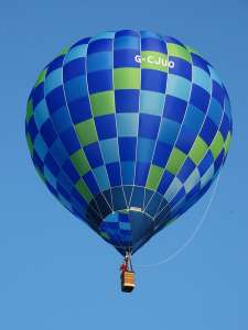 G-CJUO hot air balloon, a Cameron Z-42. Photograph by Kevin Boon