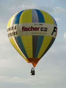 G-CJWH hot air balloon, a Lindstrand Technologies LTL Series 1-90. Photograph by Kevin Boon