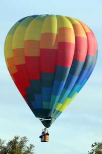 G-CJYM hot air balloon, an Ultramagic S-90. Photograph by G Bann