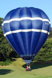 G-CKAD hot air balloon, a Cameron O-56. Photograph by MJ Ballooning