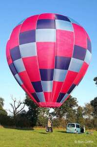 G-CKAI hot air balloon, a Griffin RG28. Photograph by Ron Griffin