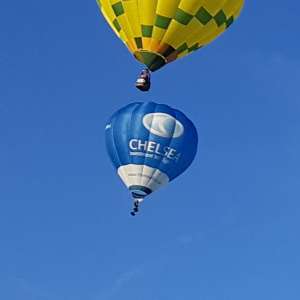 Chelsea hot air balloon G-CKBJ, an Ultramagic H-31